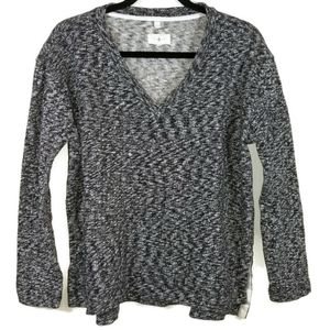 $3 Deal!!! Lou & Grey b&w hi-lo sweater Large